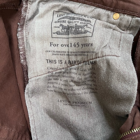 Levi’s Men’s 511 32 x 32 slim, red burgundy jeans . - Picture 5 of 6